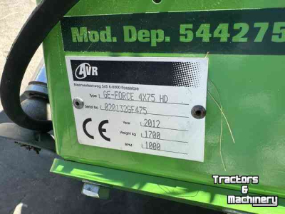Fraise buteuse AVR avr ge-force 4x75hd