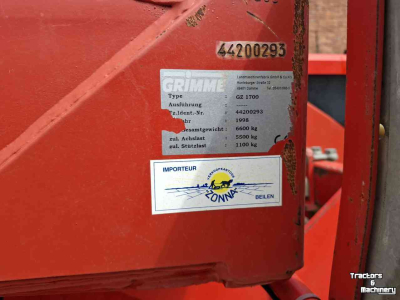 Arracheuse de pommes de terre Grimme GZ1700 DLS