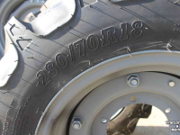 Roues, Pneus, Jantes, Barillets Jumelage BKT 280/70R18 Agrimax RT765 trekkerbanden tractorbanden wielen/velgen