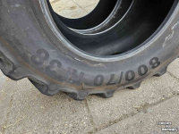 Roues, Pneus, Jantes, Barillets Jumelage Mitas 800/70R38 SFT. 58 mm profiel!