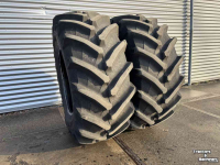 Roues, Pneus, Jantes, Barillets Jumelage Trelleborg 710/70R38 99% TM 800