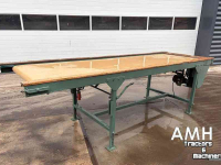 Table de visite  3100X1000 Leesband, Inspection conveyor, Verleseband