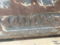Poids frontaux Fendt gewichten blok