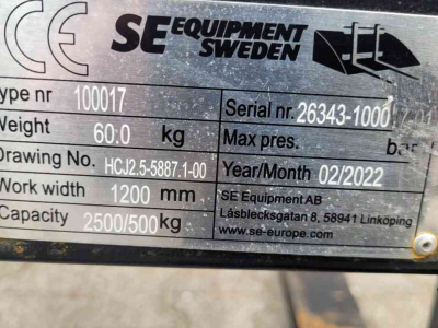 Chargeur frontal  SE palletvorken vorkenbord Palettengabel