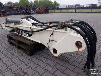 Pelles sur pneus Terex TW 130-140 C346 Graafarm Lang Hoofdgiek Verstelarm Mainboom