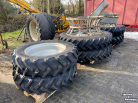 Roues, Pneus, Jantes, Barillets Jumelage Continental 320/90R32 en 340/85R48