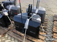 Poids frontaux  950 kg staal gewicht, compact