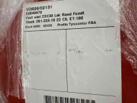 Roues, Pneus, Jantes, Barillets Jumelage  Vaste Wielen 23X30 Fendt Rood 281-335-10 ET-180