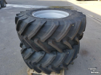 Roues, Pneus, Jantes, Barillets Jumelage Trelleborg 540/65R28