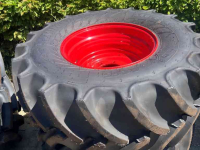 Roues, Pneus, Jantes, Barillets Jumelage  600/65R38 + 540/65R24 Mitas Nieuw op velg