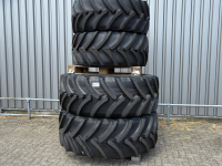 Roues, Pneus, Jantes, Barillets Jumelage  600/65R38 + 540/65R24 Mitas Nieuw op velg
