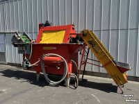 Installation à laver Bijlsma Hercules Bijlsma Hercules trommelwasmachine met RVS trommel en opvoerband