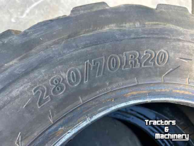 Roues, Pneus, Jantes, Barillets Jumelage Alliance alliance  420/70/r28 bkt voor 280/70/r20
