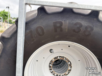 Roues, Pneus, Jantes, Barillets Jumelage Mitas Mitas 800/70R38 & 600/70R30