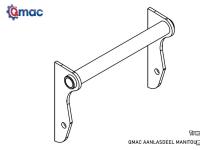 Autres pièces d’équipement et accessoires Qmac Aanlashaken voor MANITOU verreiker