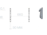 Autres pièces d’équipement et accessoires Qmac HAKENSET: WEIDEMANN 30 MM