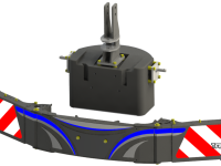 Pare-chocs avant New Holland trekkerbumper + frontgewicht  (tractorbumper / Unterfahrschutz)