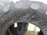 Roues, Pneus, Jantes, Barillets Jumelage BKT 540/65R28 Agrimax RT657 trekkerbanden tractorbanden voorbanden