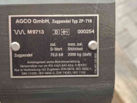 Autres tracteurs et accessoires Agco ZP-716 zwaailat