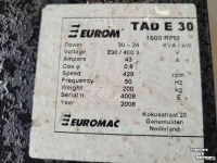 Groupes électrogènes Eurom Generator Tad 30
