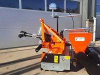 Combination de préparation du lit de semence Kubota MTZ135  rotorkopeg- zaaimachin,  zaaibed-combinatie