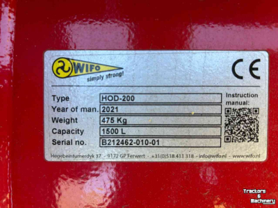 Godets chargeurs Wifo HOD-200 schepbak