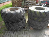 Roues, Pneus, Jantes, Barillets Jumelage Michelin 445/70r19,5