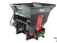 Épandeur de sciure pour des logettes Qmac Instrooibak Zaagselverdeler 650 liter zaagselbak zaagselstrooier strooier