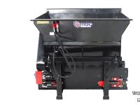 Épandeur de sciure pour des logettes Qmac Instrooibak Zaagselverdeler 650 liter zaagselbak zaagselstrooier strooier