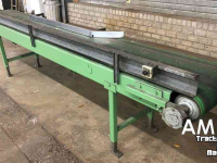 Convoyeur  3670X520 MM TRANSPORTBAND VLAKKE BAND FLAT BELT CONVEYOR BELT FLACHBAND FÖRDERBAND