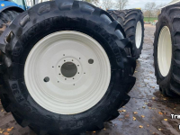 Roues, Pneus, Jantes, Barillets Jumelage Michelin 600/65R38