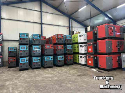 Groupes électrogènes  diverse generators vanaf 25kva tot 140kva vanaf 3750e