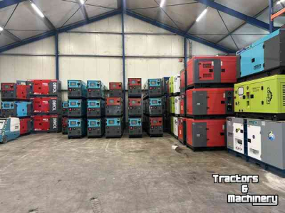 Groupes électrogènes  diverse generators vanaf 25kva tot 140kva vanaf 3750e