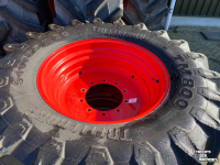 Roues, Pneus, Jantes, Barillets Jumelage  620/70R42 Kleber + 540/65R30 Trelleborg
