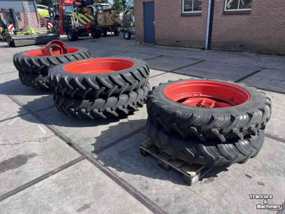 Roues, Pneus, Jantes, Barillets Jumelage Taurus 340/85R48 & 270/95R36