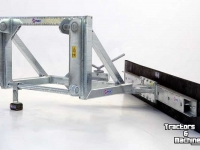 Rabots à lisier Qmac Gummischieber für Gülle mit Terex anbau