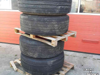 Roues, Pneus, Jantes, Barillets Jumelage  385/65X22.5 75%
