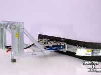 Rabot caoutchouc Qmac Erfschuif met rubbermat Terex aanbouw