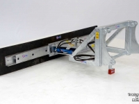 Rabot caoutchouc Qmac Modulo schuifbalk met rubbermat aanbouw Terex