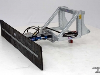 Rabot caoutchouc Qmac Modulo schuifbalk met rubbermat aanbouw Terex