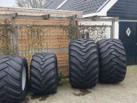 Roues, Pneus, Jantes, Barillets Jumelage BKT 650/45R22.5 en 800/45-30.5