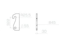 Autres matériel de terrassement et de chantier Qmac Aanlashaken / Aanlasdelen Weidemann 4070 Wheelloader