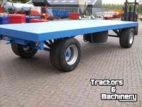 Remorque  Aannemerswagen / Bakkenwagen / Platte wagen / Werktuigentransportwagen
