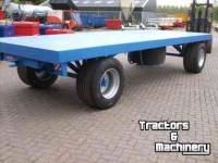 Remorque  Aannemerswagen / Bakkenwagen / Platte wagen / Werktuigentransportwagen