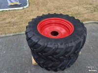 Roues, Pneus, Jantes, Barillets Jumelage Trelleborg 2x Trelleborg 650/65R42, Fendt 700,800
