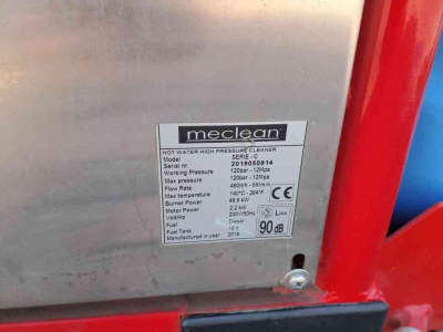 Nettoyeur à haute pression Chaud/Froid Meclean Serie CF met WeedPLUS