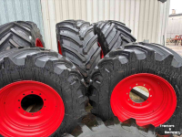 Roues, Pneus, Jantes, Barillets Jumelage  Trelleborg VF600/60R30 op velg 10 gaats