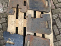 Poids frontaux  Diverse Gewichten o.a. NH, Case, Fiat