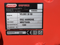 Déchaumeur à disques Maschio Veloce schijveneg met 60 cm ringenwals