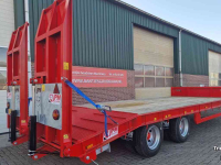 Semi-remorque surbaissé JPM Oprijwagen / machinetransportwagen / machinetransporter